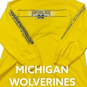 NWOT Michigan Wolverines 2007 Rose Bowl long sleeve shirt